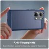 Калъф за Xiaomi Poco X8 Pro Max - Carbon Silicone - Techsuit - Син