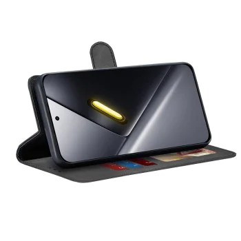 Калъф за Xiaomi Poco X8 Pro Max - Diary Book - Techsuit - Черен
