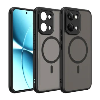 Калъф за Xiaomi Poco X8 Pro Max - HaloFrost II MagSafe - Techsuit - Черен