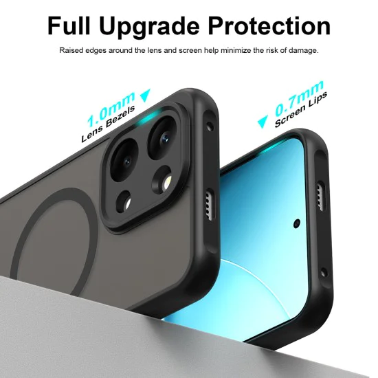 Калъф за Xiaomi Poco X8 Pro Max - HaloFrost II MagSafe - Techsuit - Черен