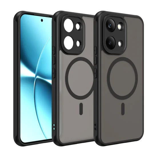 Калъф за Xiaomi Poco X8 Pro Max - HaloFrost II MagSafe - Techsuit - Черен