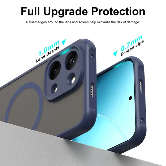 Калъф за Xiaomi Poco X8 Pro Max - HaloFrost II MagSafe - Techsuit - Син
