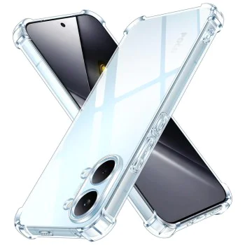 Калъф за Xiaomi Poco X8 Pro Max - Shockproof Clear Silicone - Techsuit - Прозрачен