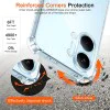 Калъф за Xiaomi Poco X8 Pro Max - Shockproof Clear Silicone - Techsuit - Прозрачен