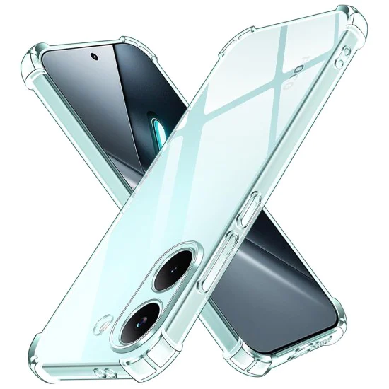 Калъф за Xiaomi Poco X8 Pro - Shockproof Clear Silicone - Techsuit - Прозрачен