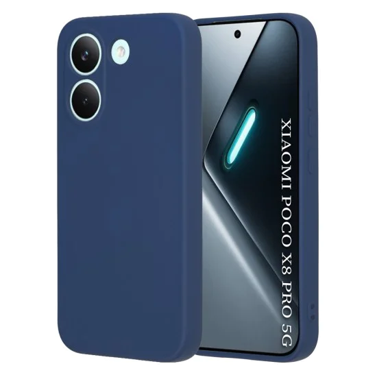 Калъф за Xiaomi Poco X8 Pro - SoftFlex - Techsuit - Син