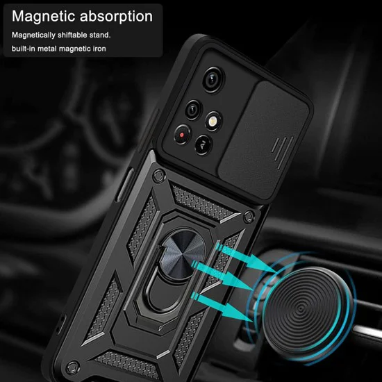 Калъф за Xiaomi Redmi 10 2021 / Redmi 10 2022 - CamShield Series - Черен