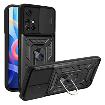 Калъф за Xiaomi Redmi 10 2021 / Redmi 10 2022 - CamShield Series - Черен