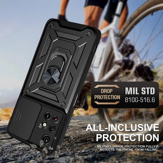 Калъф за Xiaomi Redmi 10 2021 / Redmi 10 2022 - CamShield Series - Черен