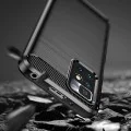 Калъф за Xiaomi Redmi 10 2021 / Redmi 10 2022 - Carbon Silicone - Черен