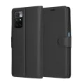 Калъф за Xiaomi Redmi 10 / Redmi 10 2022 - Кожено Протектор - Черен