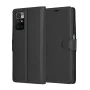 Калъф за Xiaomi Redmi 10 / Redmi 10 2022 - Кожено Протектор - Черен