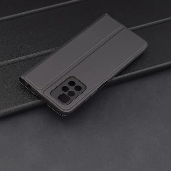 Калъф за Xiaomi Redmi 10 / Redmi 10 2022 - Magskin Book - Черен