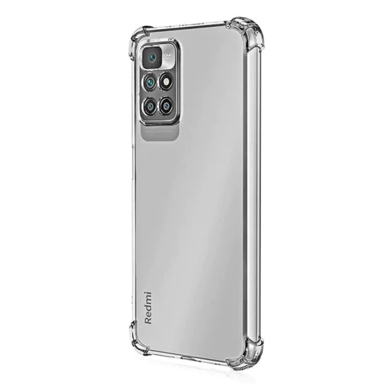 Калъф за Xiaomi Redmi 10 / Redmi 10 2022 - Удароустойчив Прозрачен Силиконов - Прозрачен
