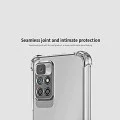 Калъф за Xiaomi Redmi 10 / Redmi 10 2022 - Удароустойчив Прозрачен Силиконов - Прозрачен