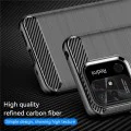 Калъф за Xiaomi Redmi 10C - Carbon Silicone - Черен