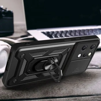 Калъф за Xiaomi Redmi 12 4G / 12 5G - CamShield Series - Черен
