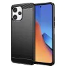 Калъф за Xiaomi Redmi 12 4G / 12 5G - Carbon Silicone - Черен