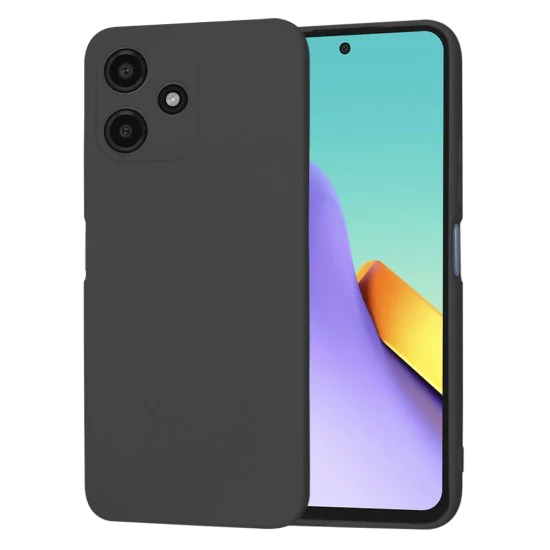 Калъф за Xiaomi Redmi 12 5G - SoftFlex - Черен