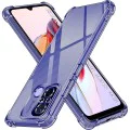 Калъф за Xiaomi Redmi 12C - Techsuit - Удароустойчив Clear Silicone - Опушено Черен