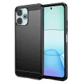 Калъф за Xiaomi Redmi 13 / Poco M6 4G - Carbon Silicone - Черен