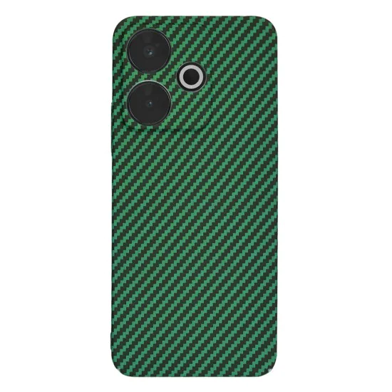 Калъф за Xiaomi Redmi 13 / Poco M6 4G - Carbonite FiberShell - Зелен