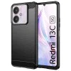 Калъф за Xiaomi Redmi 13C 4G / 13C 5G / Poco M6 / C65 - Carbon Silicone - Черен