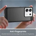 Калъф за Xiaomi Redmi 13C 4G / 13C 5G / Poco M6 / C65 - Carbon Silicone - Черен