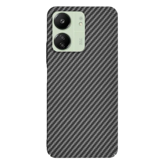 Калъф за Xiaomi Redmi 13C 4G / 13C 5G / Poco M6 / C65 - Carbonite FiberShell - Черен
