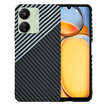 Калъф за Xiaomi Redmi 13C 4G / 13C 5G / Poco M6 / C65 - Carbonite FiberShell - Stealth Gray