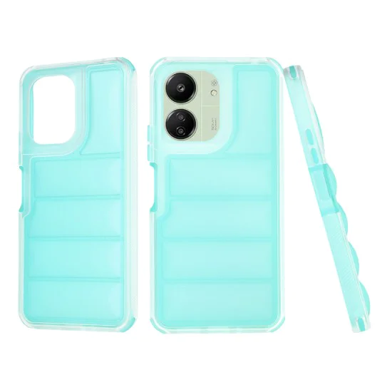 Калъф за Xiaomi Redmi 13C 4G / 13C 5G / Poco M6 / C65 - Wave Shield - Turquoise
