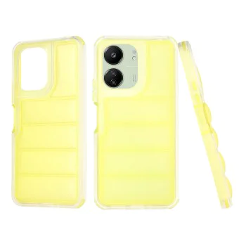 Калъф за Xiaomi Redmi 13C 4G / 13C 5G / Poco M6 / C65 - Wave Shield - Жълт