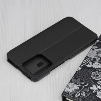 Калъф за Xiaomi Redmi 13C 4G / 13C 5G / Poco M6 / C65 - серия eFold - черен