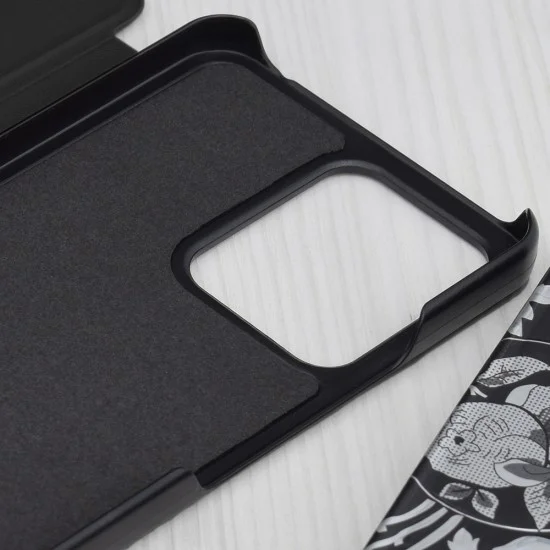 Калъф за Xiaomi Redmi 13C 4G / 13C 5G / Poco M6 / C65 - серия eFold - черен