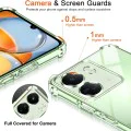 Калъф за Xiaomi Redmi 13C 4G / Poco C65 - Удароустойчив прозрачен силикон [Защита на камерата] - Прозрачен