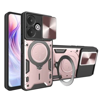 Калъф за Xiaomi Redmi 13C 5G / Poco M6 - CamGuard Pro - Rose Gold