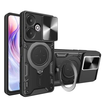 Калъф за Xiaomi Redmi 13C 5G / Poco M6 - CamGuard Pro - черен