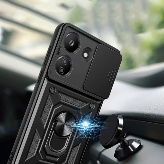 Калъф за Xiaomi Redmi 13C 5G / Poco M6 - CamShield Series - розово злато