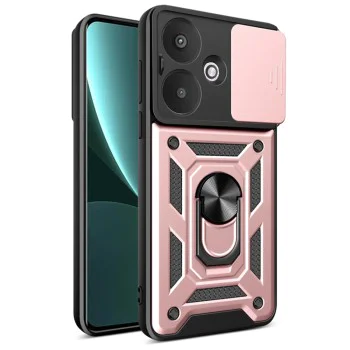 Калъф за Xiaomi Redmi 13C 5G / Poco M6 - CamShield Series - розово злато