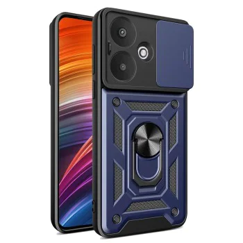 Калъф за Xiaomi Redmi 13C 5G / Poco M6 - CamShield Series - син