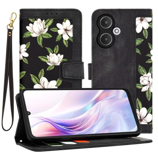 Калъф за Xiaomi Redmi 13C 5G / Poco M6 - FlipCraft - Flowers of the Dawn