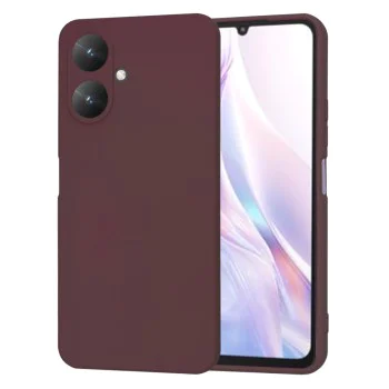 Калъф за Xiaomi Redmi 13C 5G / Poco M6 - SoftFlex - Plum Red