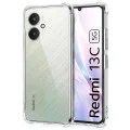 Калъф за Xiaomi Redmi 13C 5G / Poco M6 - Удароустойчив прозрачен силикон [Защита на камерата] - Прозрачен