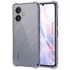 Калъф за Xiaomi Redmi 13C 5G - Techsuit - Удароустойчив Clear Silicone - Опушено Черен