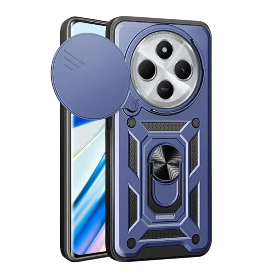 Калъф за Xiaomi Redmi 14C / Poco C75 - CamShield Series - син