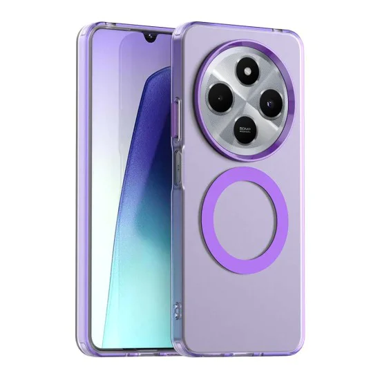 Калъф за Xiaomi Redmi 14C / Poco C75 - CandyCase MagSafe - Лилав