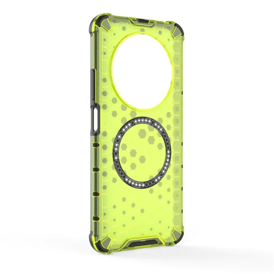Калъф за Xiaomi Redmi 14C / Poco C75 - HoneyComb Shield MagSafe - Зелен