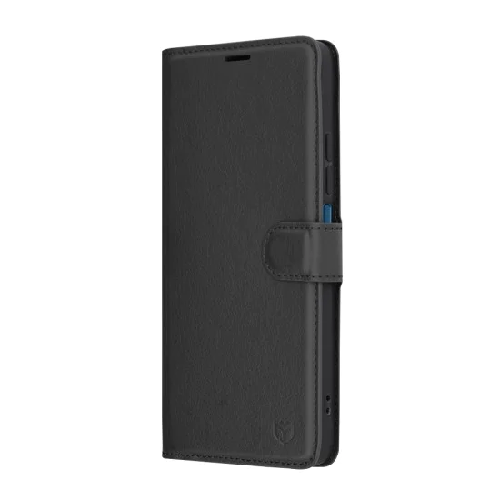 Калъф за Xiaomi Redmi 14C / Poco C75 - Кожено Протектор - Черна