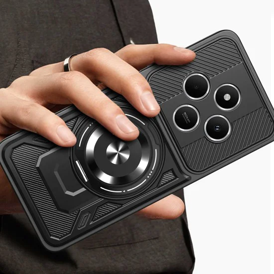 Калъф за Xiaomi Redmi 14C / Poco C75 - RuggedCam - Сив
