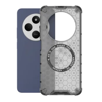 Калъф за Xiaomi Redmi 14C / Poco C75 - Techsuit - HoneyComb Shield MagSafe - Черен